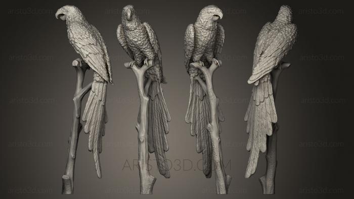 Bird figurines (STKB_0118) 3D model for CNC machine
